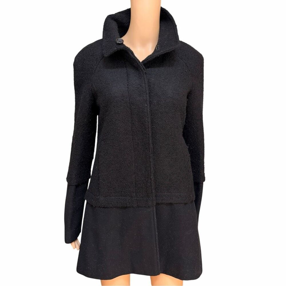 Nine West Wool Blend boucle car coat size S